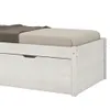 Cama Madera Maciza Con Cajones - 1 plaza - Linea beauty - Blanco - Dormitorio, Uruguay | Ecowood, vista 3 de 6
