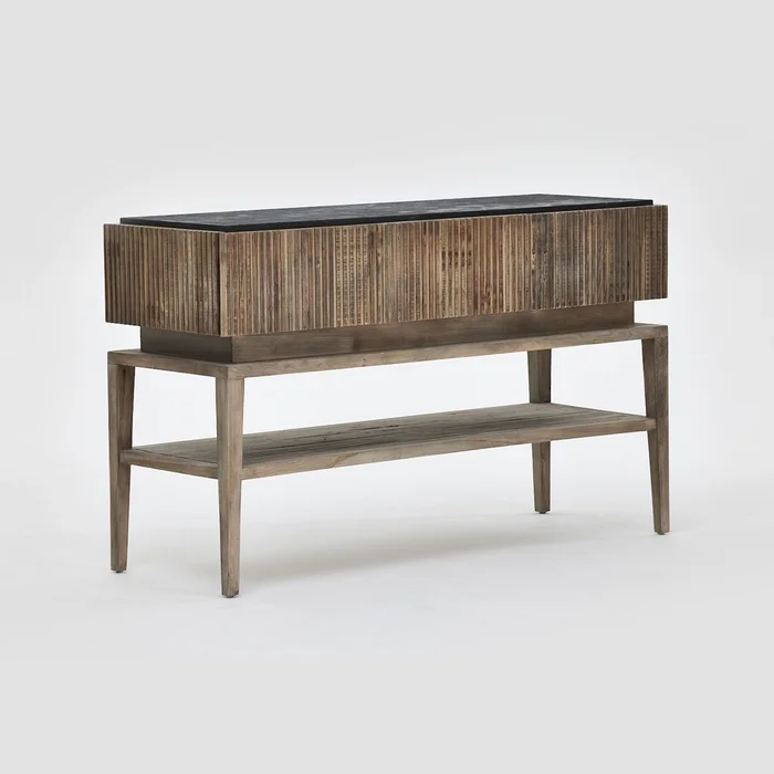 Consola Stone 140x50xh85 en Madera natural - Aparadores y recibidores, Uruguay | De Arcos, vista 6
