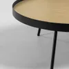 Mesa de centro Nenet Ø 84 cm en Natural, Negro - Mesas de living, Uruguay | Kavehome, vista 5 de 6