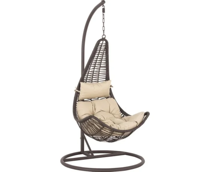 Sillon Colgante Rattan en Café. Material de la - Muebles para el exterior, Uruguay | Albanés