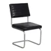 Silla De Comedor Cuero Negro Franca en Negro - Sillas, Uruguay | Divino, vista 2 de 8