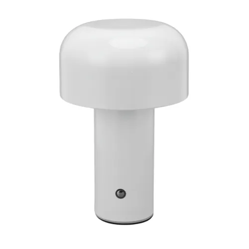 Lampara De Mesa Recargable Tulipa Blanco en Blanco - Lámparas de mesa, Uruguay | Unilux