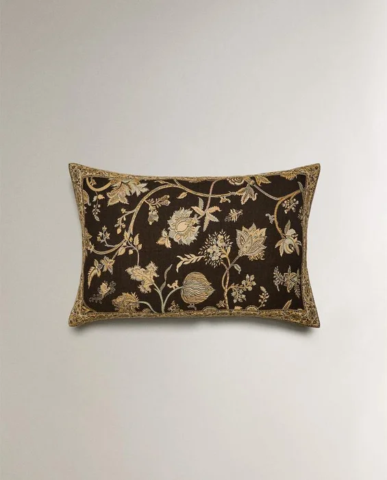 FUNDA COJÍN JACQUARD en Marrón, Uruguay | Zara Home, vista 5