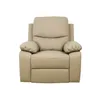 Recliner Manual 1 Cuerpo Cuero Marron Lina Taupe en Beige - Sillones y sofás, Uruguay | Divino, vista 3 de 6