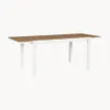 Mesa de jardin extensible Osaka - Blanca en Blanco - Muebles para el exterior, Uruguay | La Cueva Muebles, vista 2 de 5