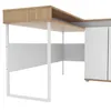 Escritorio esquinero Chicago - White y Aveiro en Blanco - Escritorios y sillas de escritorio, Uruguay | NYR, vista 4 de 5
