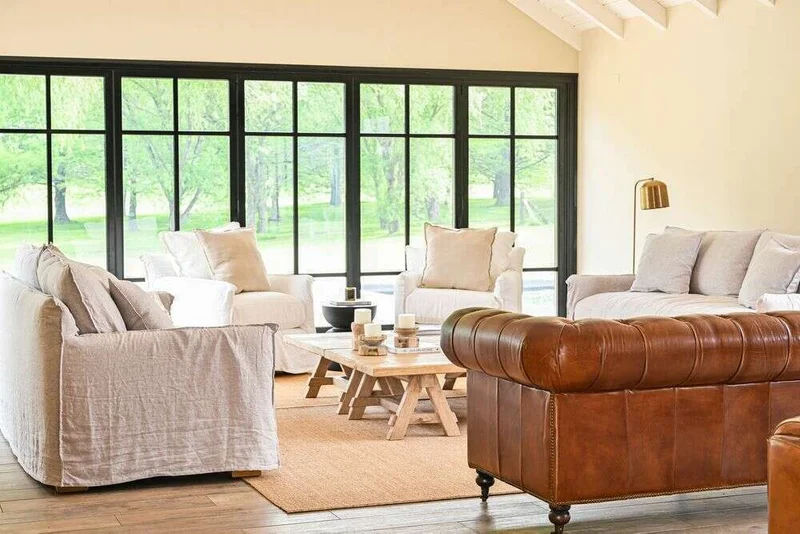 SILLON CHESTERFIELD CUERO ITALIANO - 3 CUERPOS en Marrón - Sillones y sofás, Uruguay | La Iberica, vista 30