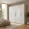 Ropero Maximus Plus 6 Puertas 6 Cajones - Blanco en Blanco - Roperos y placares, Uruguay | Rústico Hogar, vista 2 de 3