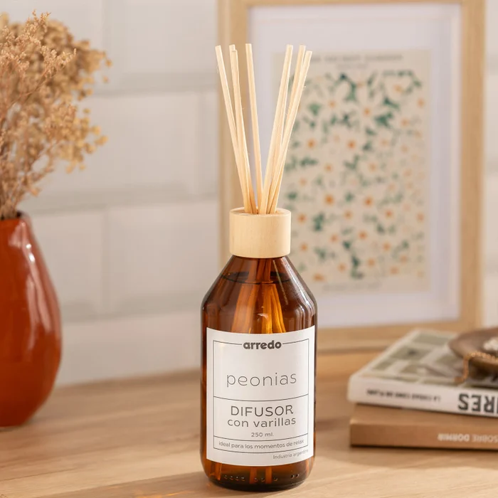 Difusor Aromático de Ambientes Peonias en Marrón - Velas y Portavelas, Uruguay | Arredo