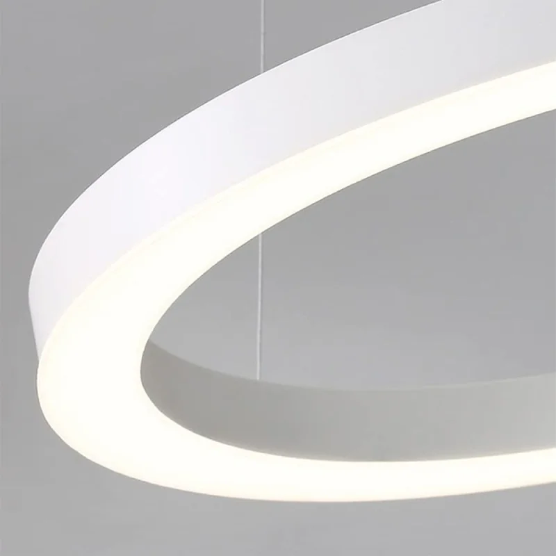 Colgante LED Zurich III 80W Blanco ø 100 cm en Blanco - Lámparas colgantes, Uruguay | Serlux, vista 4