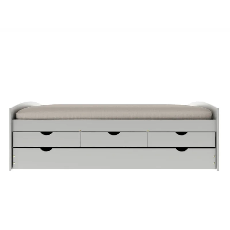 Cama Marinera Madera Maciza Con Cajones - Max - Gris en Gris - Dormitorio, Uruguay | Ecowood, vista 3