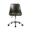 Silla De Escritorio Simil-cuero Negro D-1001 en Negro - Escritorios y sillas de escritorio, Uruguay | Divino, vista 3 de 3