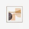 Cuadro Zay con formas geométricas marrón 80 x 80 cm en Marrón - Decoración de pared, Uruguay | Kavehome, vista 5 de 6