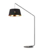 Luminaria de pie pantalla negra interior dorado E27 180cm en Multicolor - Lámparas de pie, Uruguay | Iluminica, vista 1 de 6