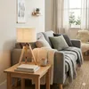 Portátil nórdica tela natural estilo trípode E27 70CM en Beige - Lámparas de mesa, Uruguay | Iluminica, vista 5 de 6