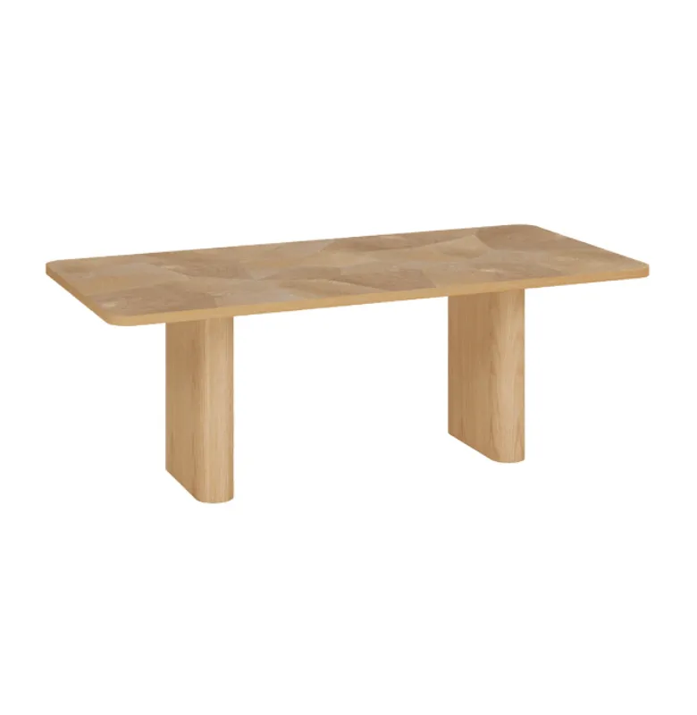 MESA COMEDOR BAKERS NEW LAURA en Madera natural - Mesas de comedor, Uruguay | Masinfinito Casa