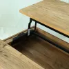 M-58B Ratona Elevable 130x75x46 en Madera natural - Mesas de living, Uruguay | Victoriana, vista 3 de 3