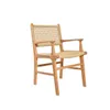 SILLA CATANIA TEKA Y CUERDA CON BRAZOS en Madera natural - Sillas, Uruguay | Masinfinito Casa, vista 1 de 3