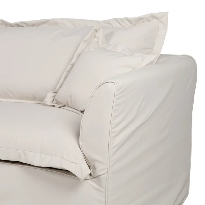 Sofá Marco con Funda - Tela Rústica - 3 cuerpos - 316/25 (Beige) en Beige - Sillones y sofás, Uruguay | NYR, vista 3