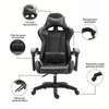 Silla Gamer Ergonomica Negro en Negro - Escritorios y sillas de escritorio, Uruguay | Unilux, vista 4 de 6
