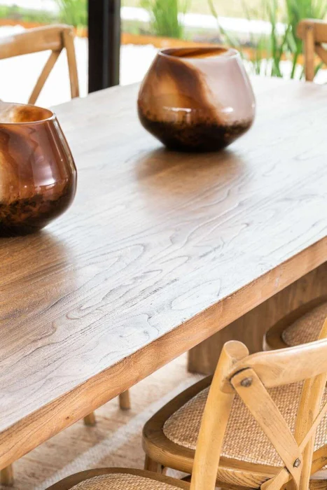 MESA COMEDOR ATHENA - 2.50 X 1.00 MTS en Madera natural - Mesas de comedor, Uruguay | La Iberica, vista 9