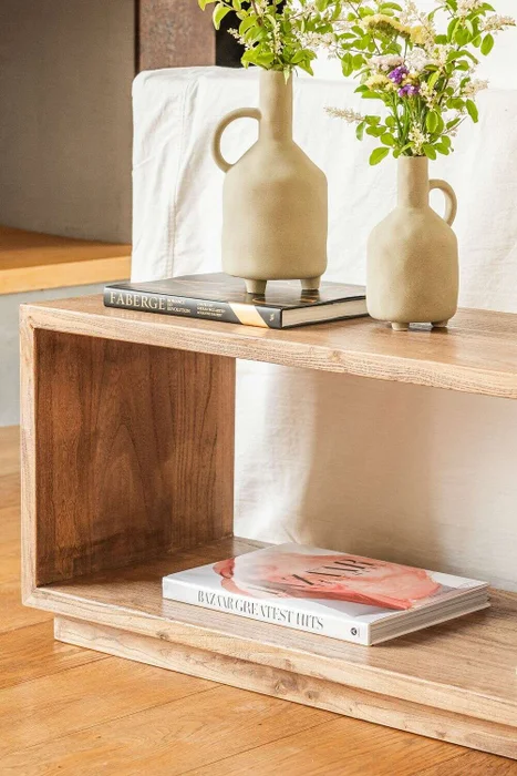 RACK / MESA LIVING CUBO - 1.75 X 0.40 MTS en Madera natural - Muebles para TV, Uruguay | La Iberica, vista 4