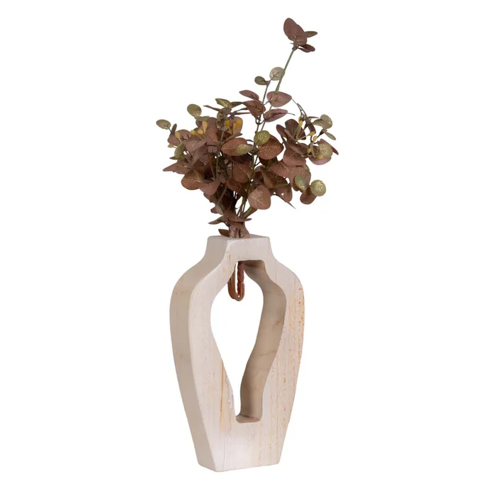 Florero Madera-de-teca Blanco Don Ii 31.313 en Blanco - Jarrones, Uruguay | Divino, vista 2
