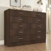 Comoda Cajonera de 10 Cajones para Dormitorio - FE - Marron en Marrón - Cómodas, Uruguay | Mulata, vista 2 de 5