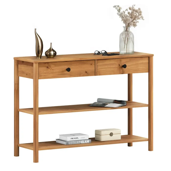 Aparador Recibidor 110CM Apama - Madera Maciza en Madera natural - Aparadores y recibidores, Uruguay | Balton, vista 12
