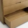Cómoda Arelida de chapa y madera maciza de roble acabado marrón claro 100 x 80 cm en Marrón - Cómodas, Uruguay | Kavehome, vista 5 de 8