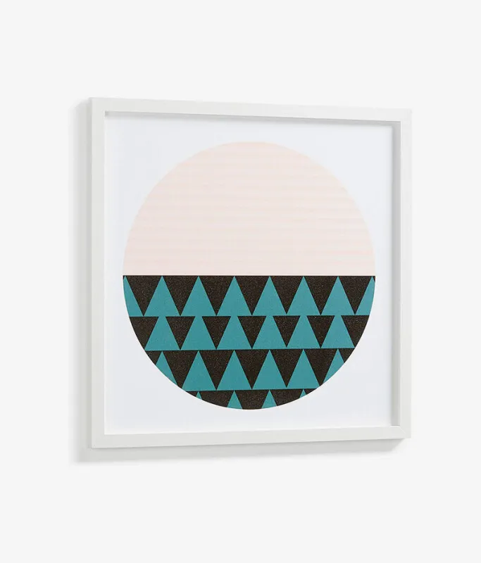Cuadro Bekko, círculo 53x53 cm en Multicolor - Decoración de pared, Uruguay | Kavehome