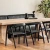 SILLON DE COMEDOR FERRARO - CUERO ITALIANO NEGRO - 1.53 MTS en Negro - Sillones y sofás, Uruguay | La Iberica, vista 13 de 18