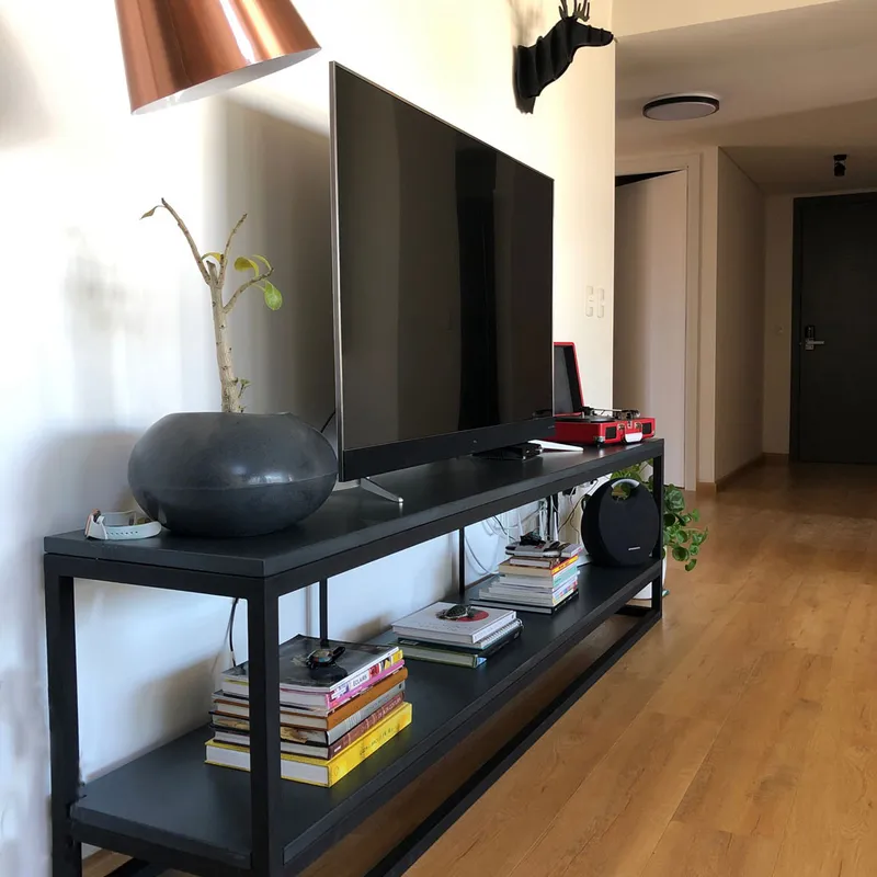 Rack POLLUX en Gris - Muebles para TV, Uruguay | Mezcla