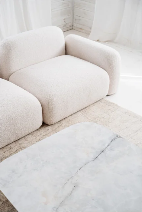 SOFA MOLLIS en Blanco - Sillones y sofás, Uruguay | Sentido Jose Ignacio, vista 2