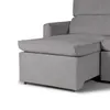 Sofá Santiago (Rebatible) - Tela Microfibra - 2 cuerpos - TC1009 (Plata) en Gris - Sillones y sofás, Uruguay | NYR, vista 7 de 7