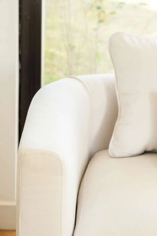 SILLON GINEBRA CURVO - LINO ANTIMANCHAS en Blanco - Sillones y sofás, Uruguay | La Iberica, vista 7