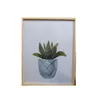 Marco Natural Flower Pot lll en Madera natural - Decoración de pared, Uruguay | Finkel, vista 1 de 2