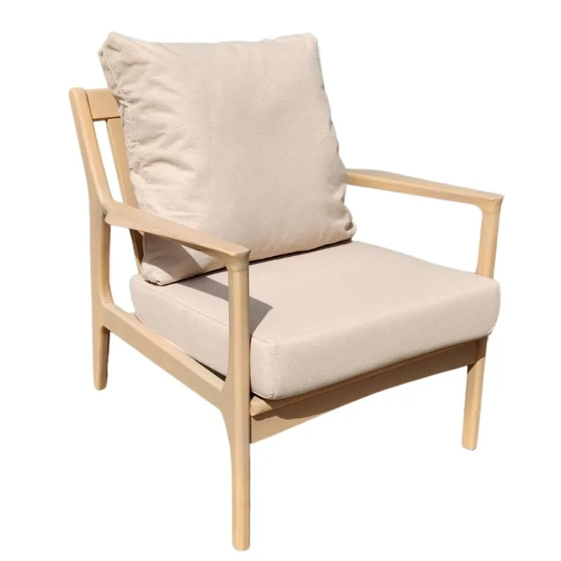 Butaca Praga en Beige - Butacas, banquetas y puffs, Uruguay | La Cueva Muebles