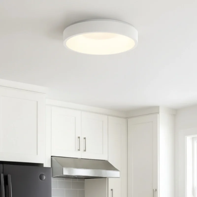 Plafon LED Redondo Philly 30 CM Blanco en Blanco - Lámparas colgantes, Uruguay | Serlux, vista 5