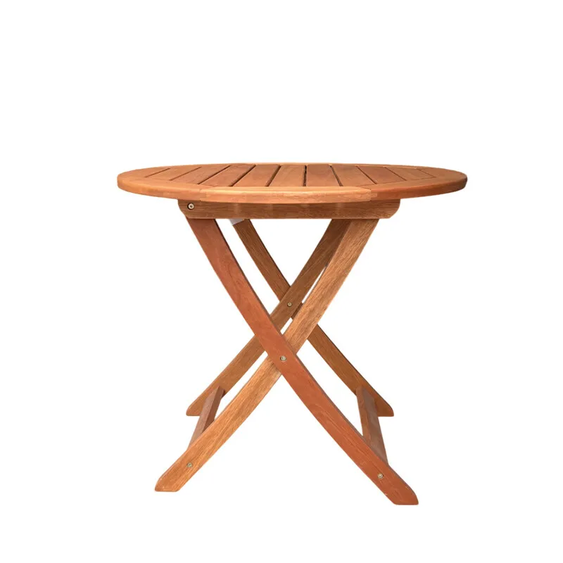 MESA DE COMEDOR PLEGABLE DIAMETRO 100X83H JATOBA - Muebles para el exterior, Uruguay | Vinibel