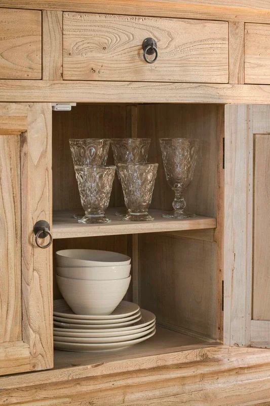 APARADOR OLMO - 1.80 MTS en Madera natural - Bibliotecas, Uruguay | La Iberica, vista 4