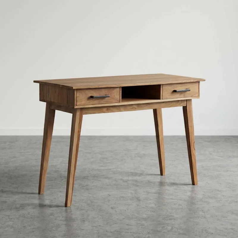 Escritorio Madera-acacia Natural-beige Onim en Madera natural - Escritorios, Uruguay | Divino