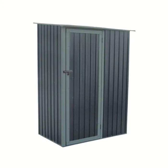 Galpón de Jardín Metalico Compacto con Puerta Batiente 1.27 m2 en Gris - Muebles para el exterior, Uruguay | Rústico Hogar