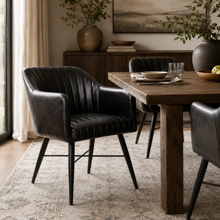 SILLA NIGHT Negro en Negro - Sillas, Uruguay | Viasono