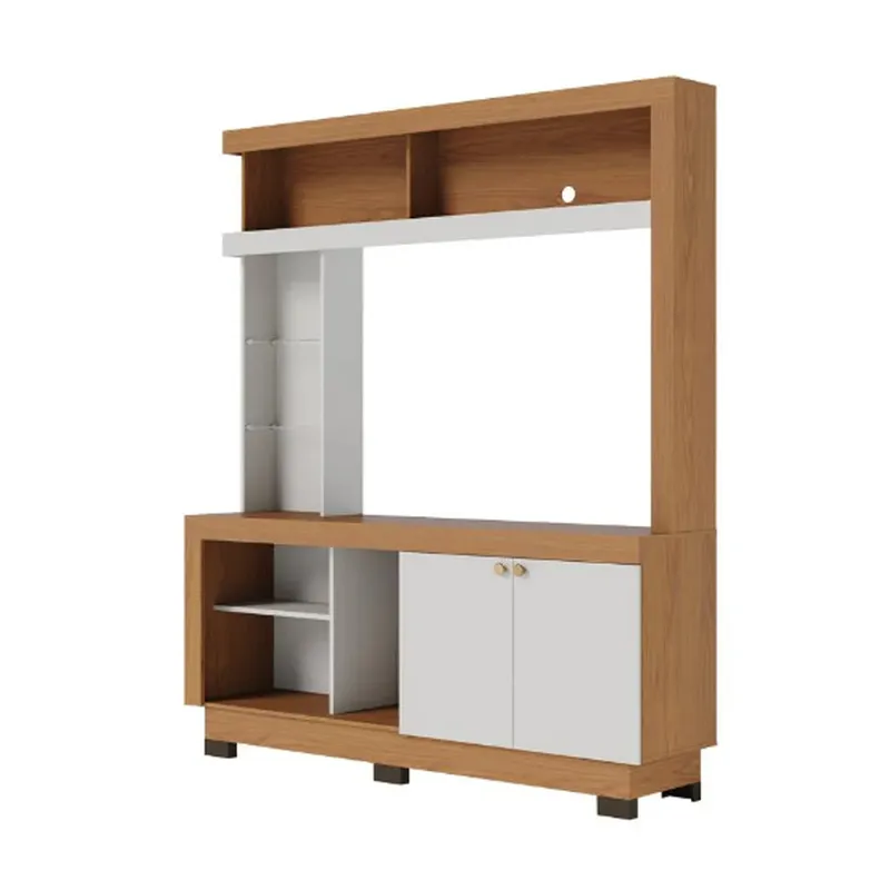 Rack Modular Tv 2 Puertas Con Patas Hasta 50 Pulgadas Valenca en FREIJO OFF WHITE - Muebles para TV, Uruguay | Muebles Express