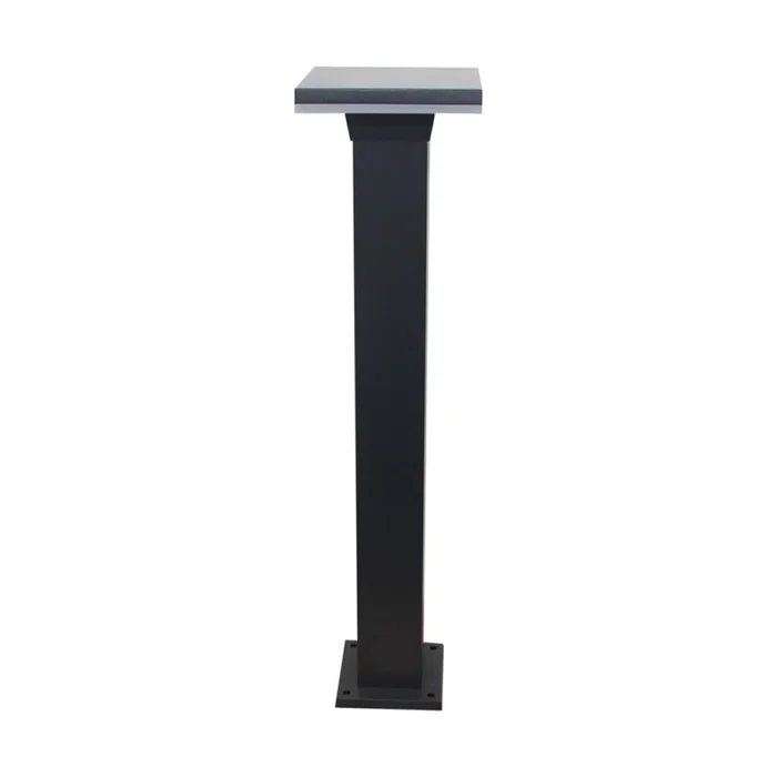 Bolardo de Exterior Atlas 12W 60 cm en Negro - Lámparas de pie, Uruguay | Serlux