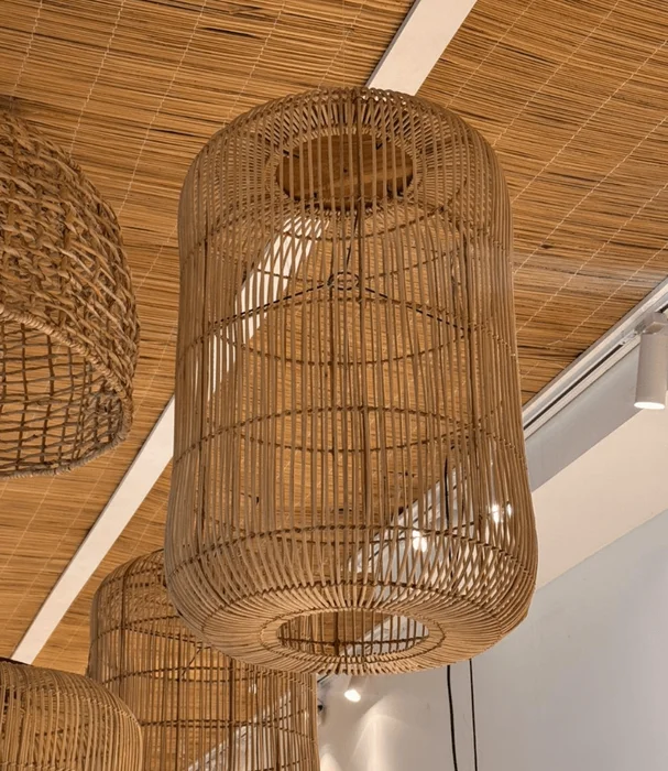 L.COLGAR NEW SUDAN L en Madera natural - Lámparas colgantes, Uruguay | Más Infinito Casa