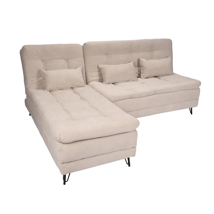 Sillón Cama con Chaise Izquierdo y derecho - Vértice - Beige en Beige - Sillones y sofás, Uruguay | Ecowood