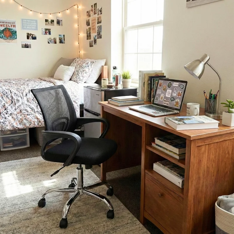 Combo Escritorio + Silla de Oficina - Union Plain en Marrón - Escritorios y sillas de escritorio, Uruguay | Rústico Hogar, vista 3