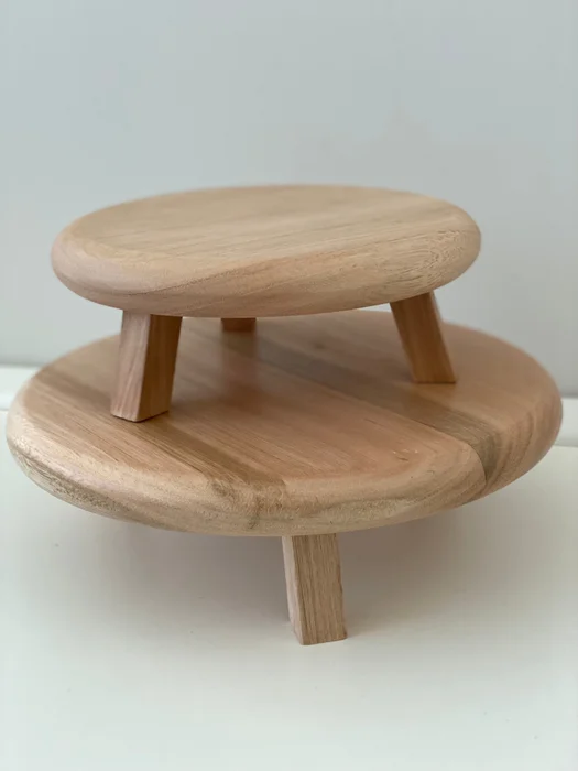 Banquito circular de madera – 25cm - Decoración, Uruguay | Dreams On Time